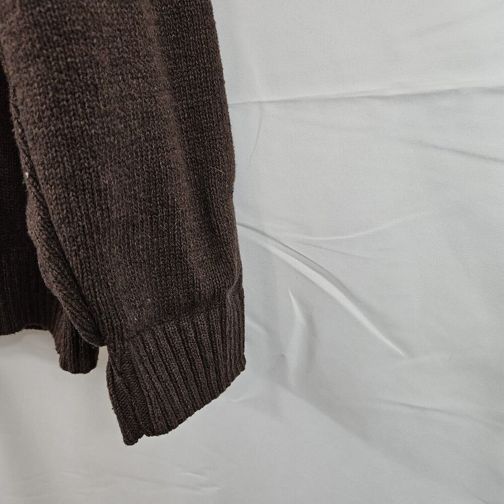 VTG Liberty Sweaters Mens M Brown/Tan Pattern Grandpa Dad Cosby - Cotton Blend - Picture 2 of 4